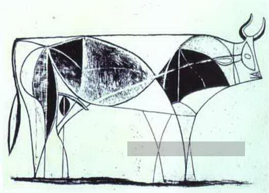 L’État du Taureau VIII 1946 cubiste Pablo Picasso Peintures à l'huile